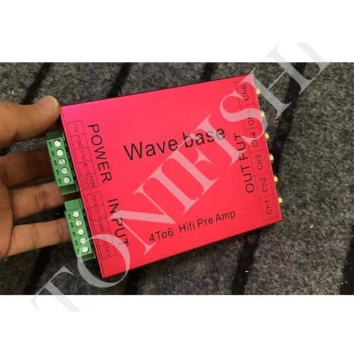 The car host’s large-screen navigation is changed to a low-level RCA output preamp board, and the preamplifier is changed to DSP