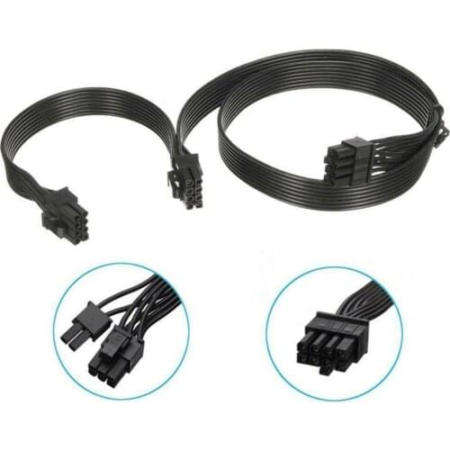 PCI express GPU 8pin to Dual 6 2Pin 8 Pin Power supply 8pin PCI-e Graphics CS For Corsair to 2 card cord power 1 Cable seri A1M6