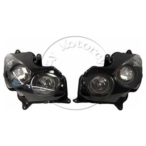 Motorcycle Front Headlight For kawasaki ZX-14 ZX14R ZZR1400 2006-2011 Head Light Lamp Assembly Headlamp Lighting Moto Parts