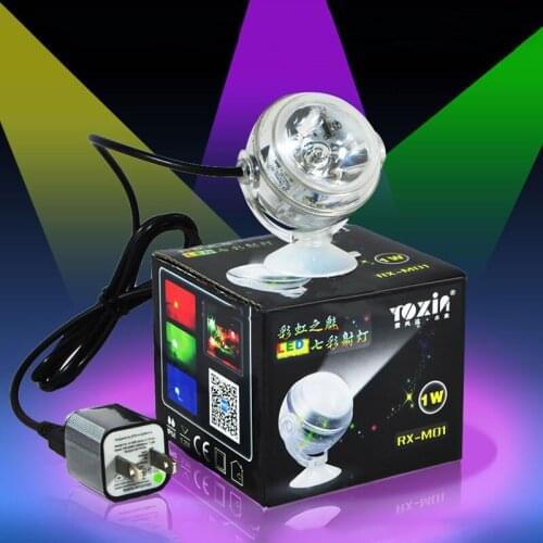 LED Aquarium Lamp Spot light Colorful Fishbowl Light Multicolour Decorate Underwater Lamp Energy Saving Color changing