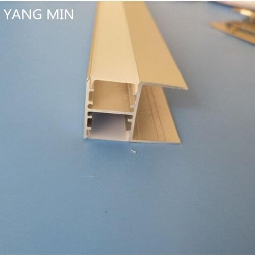 YANGMIN Free Shipping 2M/PCS led profile desk mount up and down aluminium channel for 12mm led strip,led bar 5 years warranty