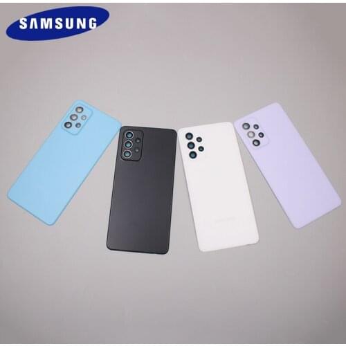 SAMSUNG Galaxy A525 SM-A525 5G Battery Back Cover Door Housing Replacement Repair Parts + Camera Glass Lens+Logo For Galaxy a525