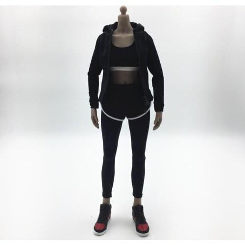 1/6 Women Sports Suit Set Female Clothing for 12'' //Kumik Toy