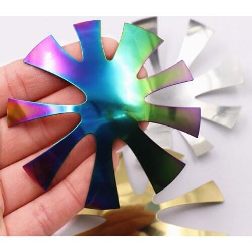 1Pcs/Set V-Shape C-Curve Oval Shape Trimmer French French Acrylic Gel Cutter Pink White Cutter Nail Edge Metal Trimmer