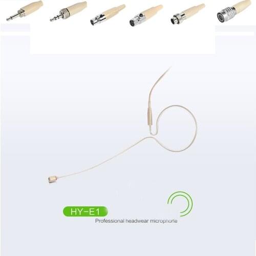 10 PCSHeadworn Ear Hang Hook Microphone 3.5mm Lock for Sennheiser Wireless Bodypack