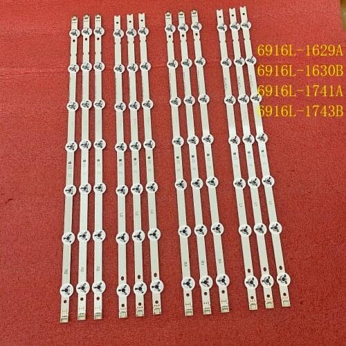 12pcs/set LED backlight strip for LG 55LB677V 55LB679V 55LB7200 55LB700V 55LB676V LC550DUH PG F1 6916L 1629A 1630B 1741A 1743B