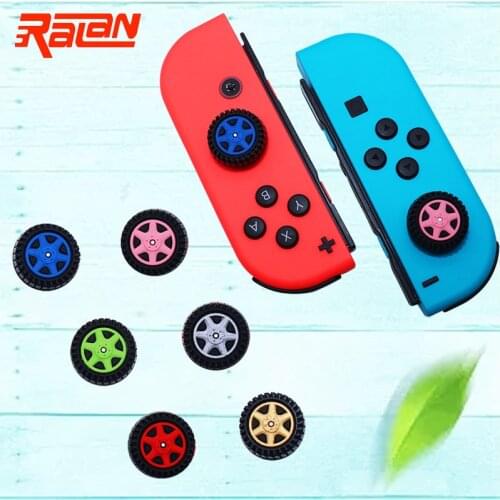 2PCS Soft Silicone Thumb Stick Grip Caps Joystick Cover Case For NINTENDO Switch JoyCon Controllers Joypad Compad Game Accessory