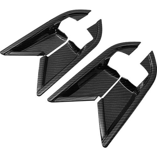 QHCP ABS 4Pcs Door Handle Bowl Frame Cover Sticker Decoration Protector Auto Interior Car Accesssories Fit For Toyota Camry 2018