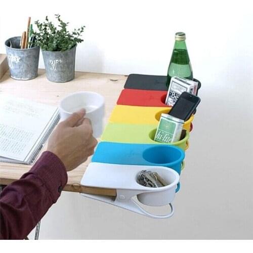 50PCS 3 years warranty Universal Home Office Desk Table Coffee Cup Mug Bottle Holder Rack Clip On Stand Grip Kitchen Supplies
