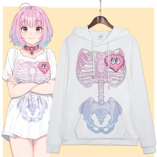 Anime GIRLS Yumemi Riamu hoodie cosplay hooded r men women coat