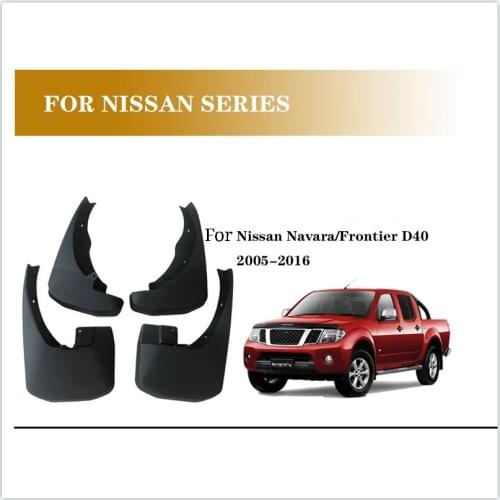 Auto Mudguard For Nissan Navara Frontier 2005-2019 Mudguard Anti-splash Protection Body Car Accessories