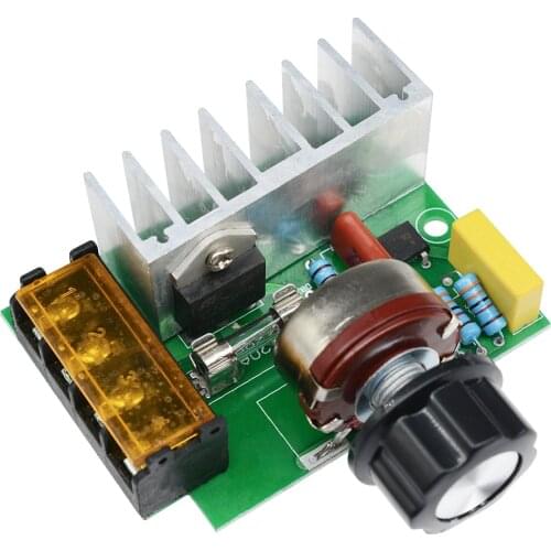 4000W SCR Electric Voltage Regulator Motor Speed Controller Expansion Board Module Silicon Regulator Board 0-220V AC 110V 220V