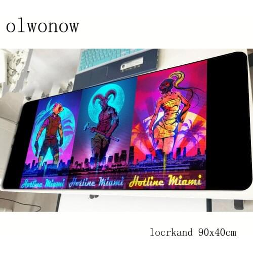 Hotline miami mouse pad Indie Pop 900x400x2mm mousepads best gaming mousepad gamer Professional mouse pads keyboard pc pad