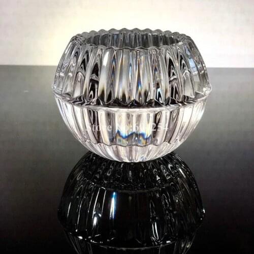 Good quality crystal candle holder luxury home decoration candle cup fashional candlestick