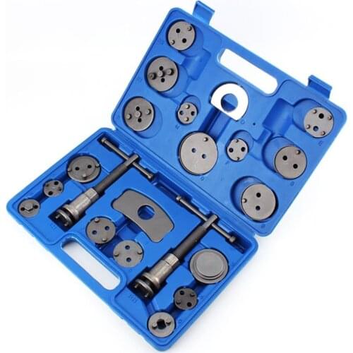 21pcs Universal Auto Car Precision Disc Brake Caliper Wind Back Tool Kit Piston Compressor Wind Back Car Repair Tool Kit