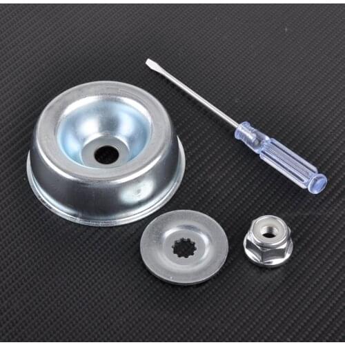 LETAOSK 4PCS Metal Blade Adapter Rider Plate Maintenance Kit Fit for Stihl String Trimmer 4126-642-7600 4126-713-3100