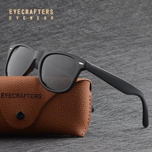 Fashion Black Sunglasses Women Men Polarized Sunglasses Driving Mirror Coating Points Black Frame Eyewear Male Sun Glasses UV400