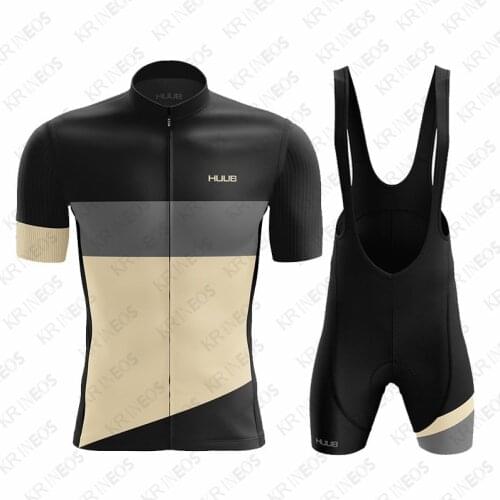 Cycling Jersey Man 2021 Team HUUB Ropa Ciclismo Hombre Summer Short Sleeve Jerseys Cycling Clothing Triathlon Bib Shorts Suit