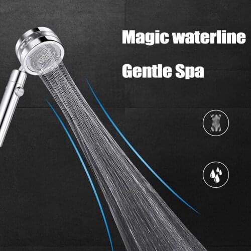 New Hot Shower Head High Pressure Removable Water Handheld Showerhead with Shut Off Button For Home