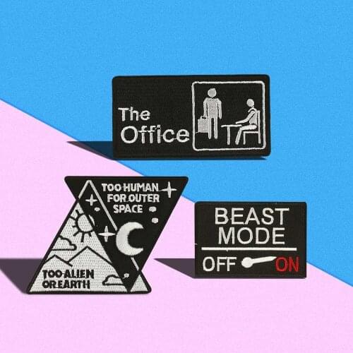 Clothe Embroidery Patch Applique Ironing Clothing Sewing Supplies Decorative Badges Patches For Clothing Personality letter