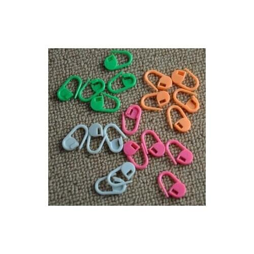 Wholesale 5000pc Plastic Hook Mixed Plastic Stitch Holders Plastic Knitted Hook Locking Stitch Markers Crochet Latch