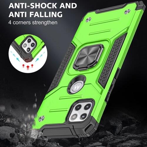 Drop resistance Rugged Case For Motorola One 5G Ace Armor Fall resistant impact Military Shock proof Shield Cover