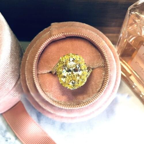 QTT Creative Design Luxury Gold Color Cubic Zirconia Promise Love Rings for Women Delicate Cocktail Party Fashion Jewelry