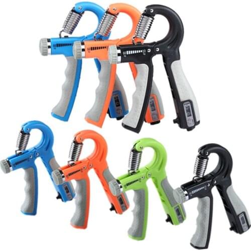 Adjustable Hand Grip With Counter Gym Muscle Fitness Training Wrist Gripper Rehabilitation Developer Hand Grip Hand Exerciser