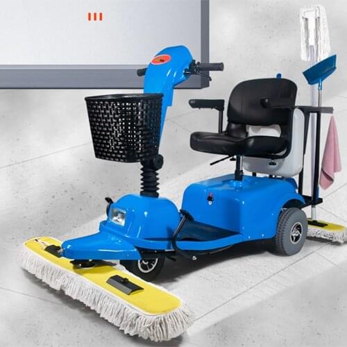 Water tank spray electric cleaning car dust cart truck, high-speed rail driving mopping machine