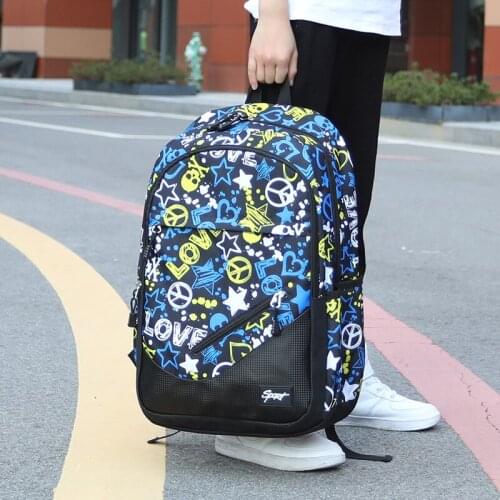 Large Capacity Labtop Backpack Digital Print Mens Backpack 17 Inch Unisex Waterproof Travel Sports Fashion School Student Back