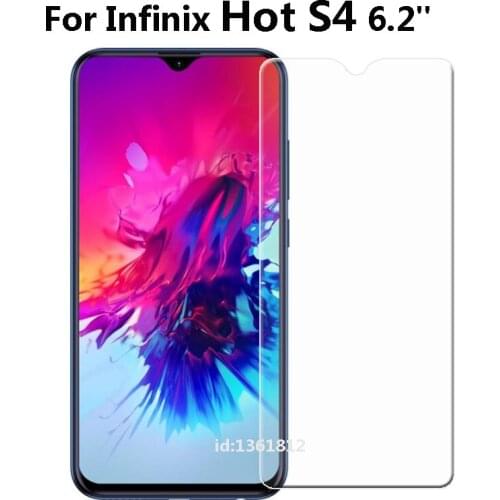 S4 Tempered Glass For Infinix Hot S4 Screen Protector Mobile Telephone Glass Infinix Hot S 4 Smartphone Case 6.2 inch