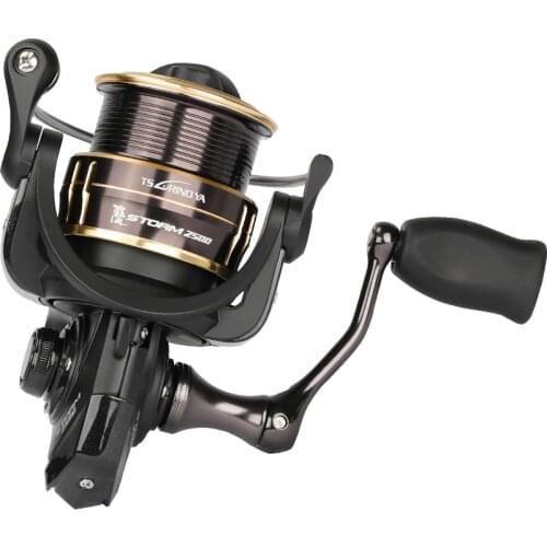 TSURINOYA Spinning Fishing Reel ST 2000 2500 5.2:1 8+1 Bearing 7KG Drag Lightweight Metal Spool Smooth Wheel Coil