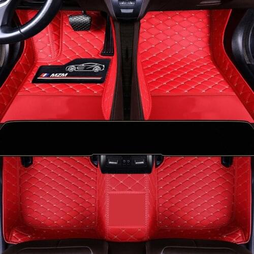 Thicken Leather car floor mat For dodge journey caliber challenger ram 1500 durango nitro rugs carpets accessories