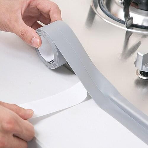 Waterproof Strip Sealant Tape Easy to Stick Self Adhesive Sealing Tapes For Kitchen Countertop Shower Toilet Sink Wall Corner
