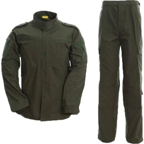 Army Fan Outdoor Combat Training Uniform Suit Tactical Shirt Pants Set Field CS Shooting Military Camouflage Tactics Clothes