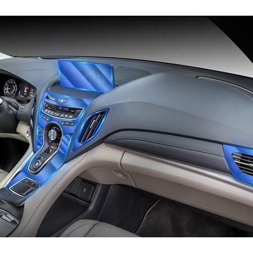 Car Interior Protective Film Anti-scratch Repair Film TPU Transparent Invisible Central Control Film for Acura RDX 2019