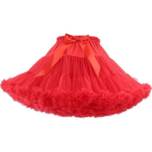 Spring Fashion Womens 3-Layered Pleated Tulle Petticoat Tutu Puffy Party Cosplay Skirt 2021