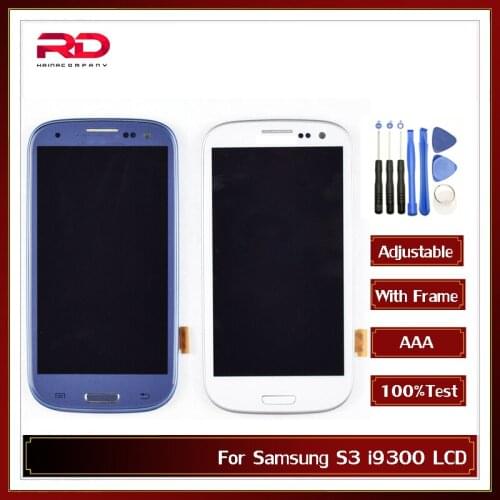 TFT LCD For Samsung Galaxy S3 i9300 LCD Display Screen Touch screen digitizer Assembly Replacement For Galaxy S3 LCD with frame