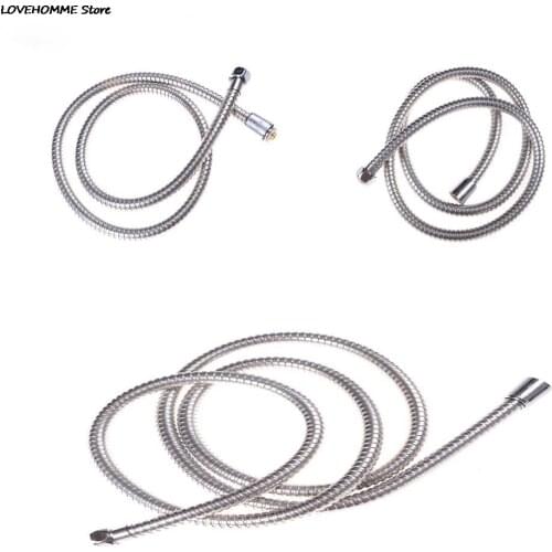 1.2/1.5/2M common plumbing hosesSilvercolor Stainless steel showerhose soft showerpipe Flexible Bathroom water pipe