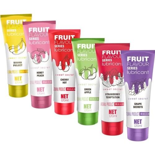 120mL Strawberry Flavor Gel For Sex Lube Lubricant Adult Sex Lubricants Sexual for Oral Vagina Anal Gay Sex Oil Easy to Clean