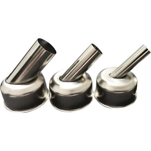 3Pcs 45 Degree Nozzle Soldering Rework Station for ST-862D Lead-Free Hot Air Soldering Station for PCB Chip Repair