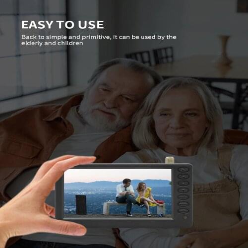 5 Inch D5 Digital Tv Dvbt2 Atsc Radio U Disk Playback Hd H.265 Car Navigation Portable Mini