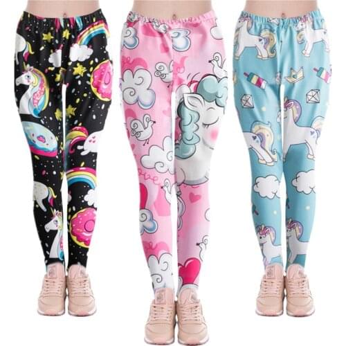 Children Clothing Unicorn Pants Baby Girl Clothes Kids Legging Girls Spring Summer Think Cartoon Pants Girls Cotton Trousers