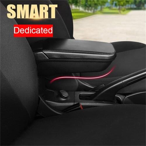 ​For Mercedes Benz Smart Modified Car Central Armrest Box Dedicated Storage Box Smart Interior Modification Parts