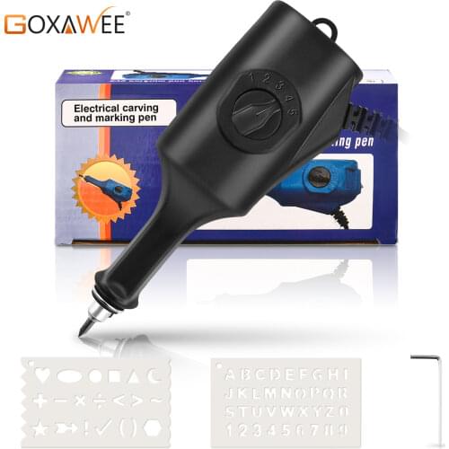 Electric Engraver Engraving Carving Pen Plotter Machine Chisel Tips On Metal Wood Glass Plastic Ceramics Stone Surface