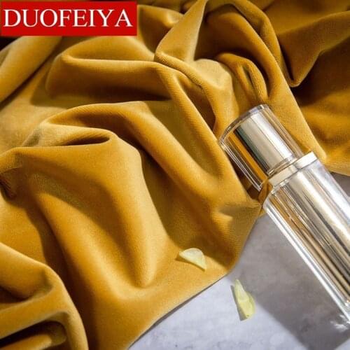 European Dutch Velvet Curtain for Bedroom Window Curtain Light Luxury Living Room Curtains Solid Blackout Curtain