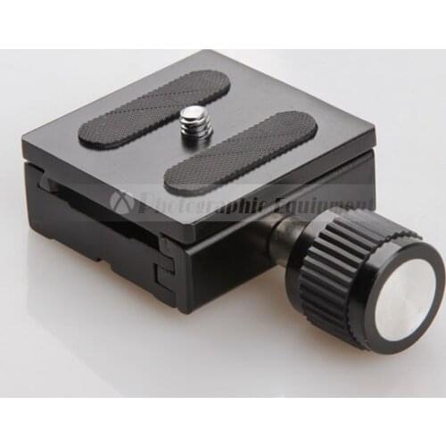 10PCS 50 x 50mm DSLR Camera Tripod Head with Quick Release Plate Full Metal 1/4 Screw Mount