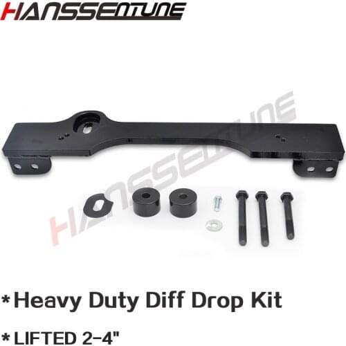 HANSSENTUNE 4WD car Roadsafe Diff Drop Kit 2 - 4" Lift For Dmax / COLORADO / MU-X 2012 onwards