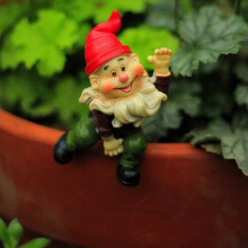 High-6cm,flowerpot decoration,mini Cap dwarf potted ornaments Zakka gardening groceries mossy fleshy micro-landscape elf