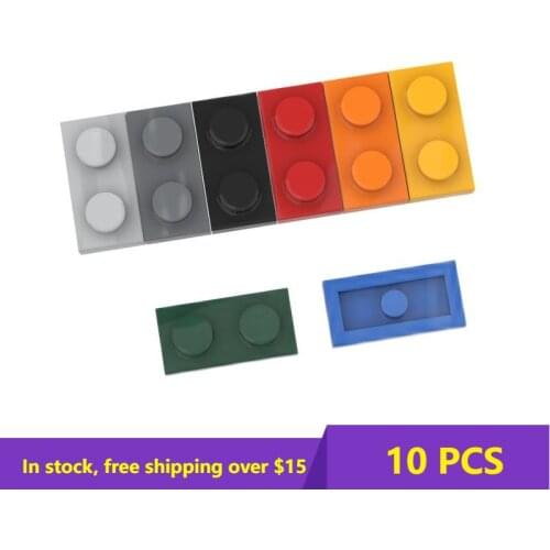 10PCS MOC Bricks 3023 1x2 Board High-Tech Building Blocks Brick Parts Kids Puzzle Game Education DIY Toys Best Gifts